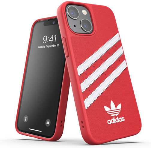 adidas Samba Back Cover Silicone Red / White (iPhone 13 mini)