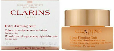 Clarins Extra-Firming Rich Ενυδατική & Αντιγηραντική Κρέμα Προσώπου Νυκτός 50ml