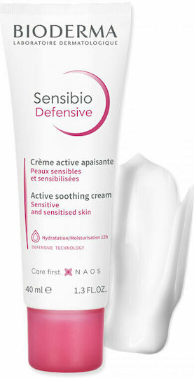 Bioderma Sensibio Defensive Licht 24h Creme Gesicht für Empfindliche Haut 40ml