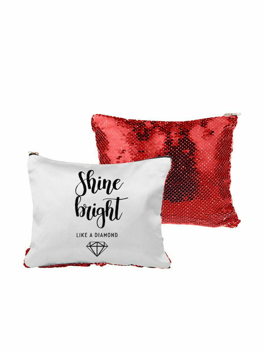 Bright, Shine like a Diamond, Sequin sequin purse (Sequin) Red