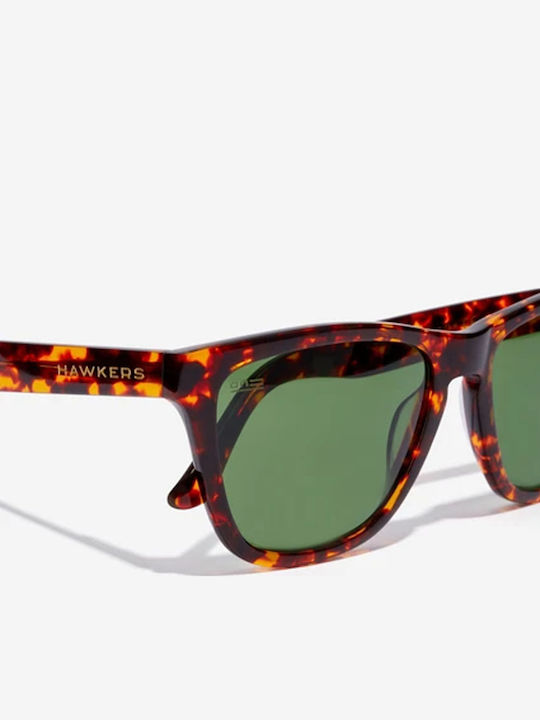 Hawkers One X Unisex Γυαλιά Ηλίου με Καφέ Ταρταρούγα Κοκκάλινο Σκελετό και Πράσινο Φακό HONE20CEX0
