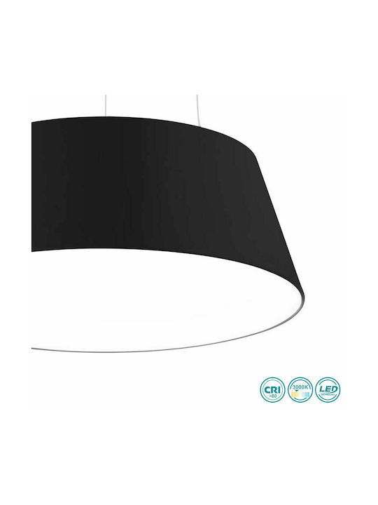 Ideal Lux Cloe SP Pendant Light LED Bell with Warm White Light Black