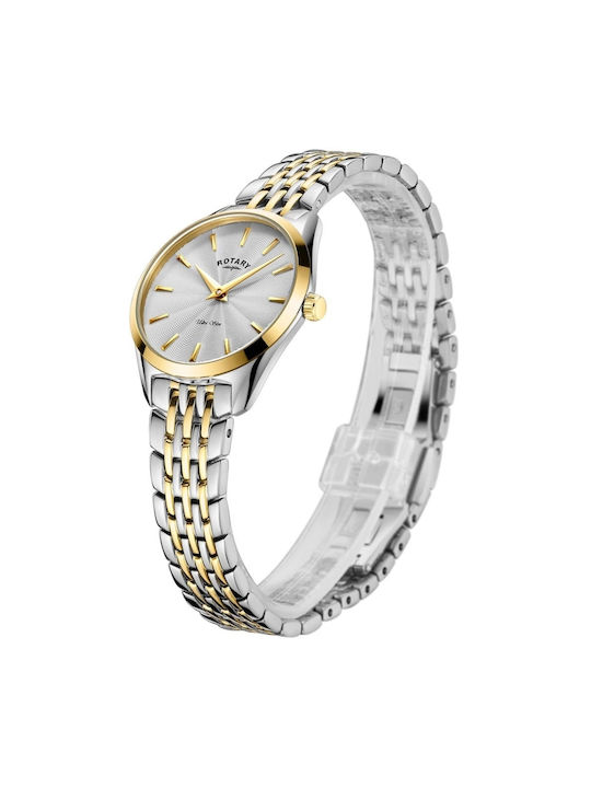 Rotary crystal best sale ladies watch