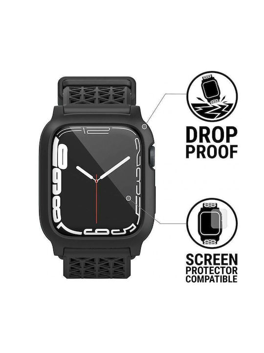 Catalyst Defense Πλαστική Θήκη σε Μαύρο χρώμα για το Apple Watch 45mm