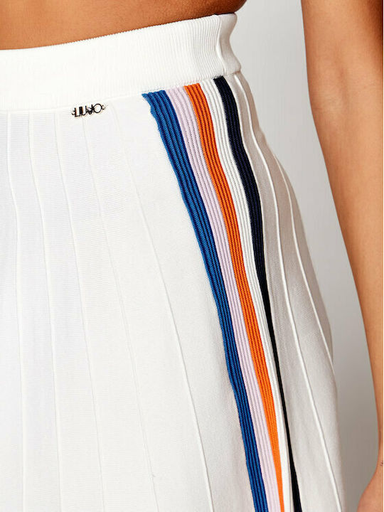 High-waisted Mini Skirt White