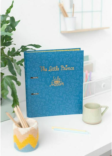 Grupo Erik Mappe mit 2 Ringen für Papier A4 Blau The Little Prince 1Stück