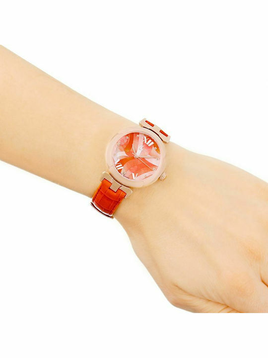GC Watches Ladybelle Ρολόι Μπαταρίας με Δερμάτινο Λουράκι