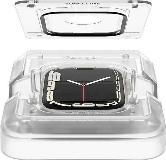 Spigen Proflex Ez Fit Gehärtetes Glas für das Apple Watch 45mm 2Stück AFL04051