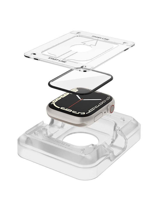 Spigen Proflex Ez Fit Gehärtetes Glas für das Apple Watch 41mm 2Stück AFL04052