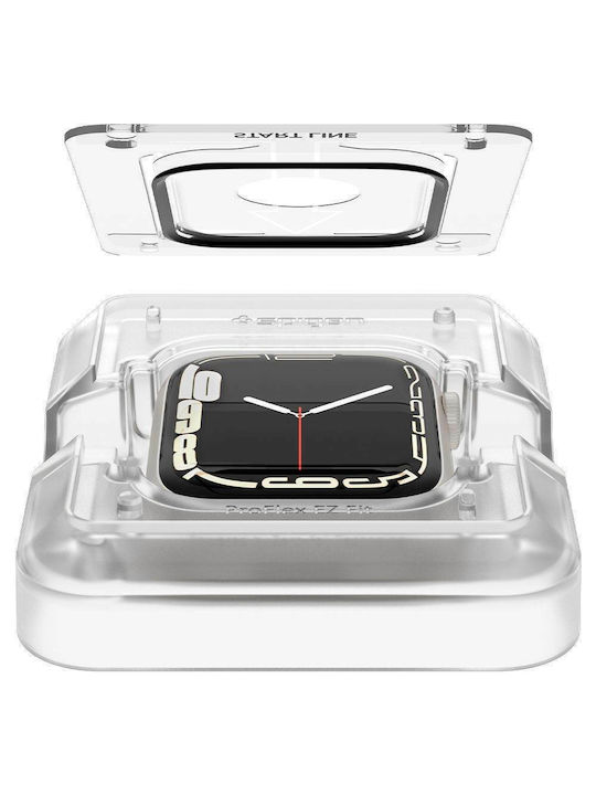 Spigen Proflex Ez Fit Gehärtetes Glas für das Apple Watch 41mm 2Stück AFL04052