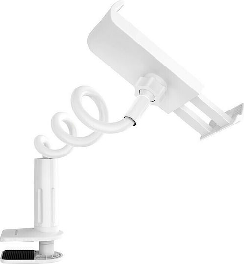 Borofone BH24 Βάση Tablet με Βραχίονα έως 10.6" σε Λευκό χρώμα