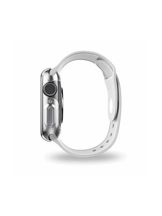 Uniq Garde Silicone Case with Glass in Transparent color for Apple Watch 40mm
