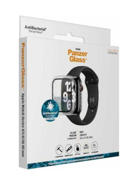 PanzerGlass Full Body Пластмасов Калъф със Стъкло в Прозрачен цвят за Apple Watch 40 мм