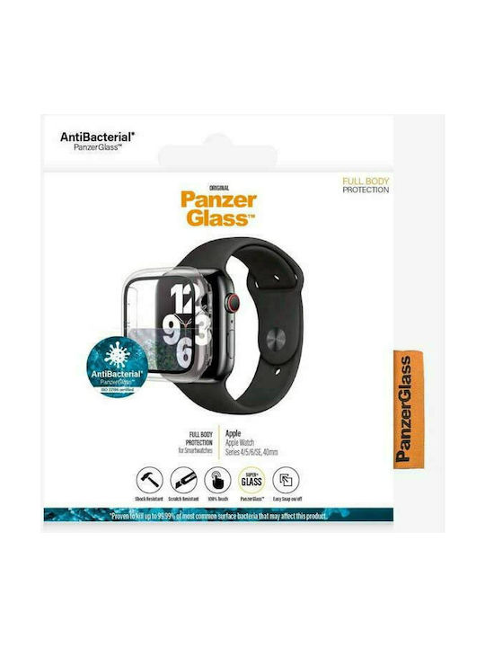 PanzerGlass Full Body Пластмасов Калъф със Стъкло в Прозрачен цвят за Apple Watch 40 мм
