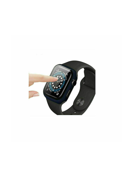 Tech-Protect Defense 360 Plastic Case with Glass in Transparent color for Apple Watch 45mm