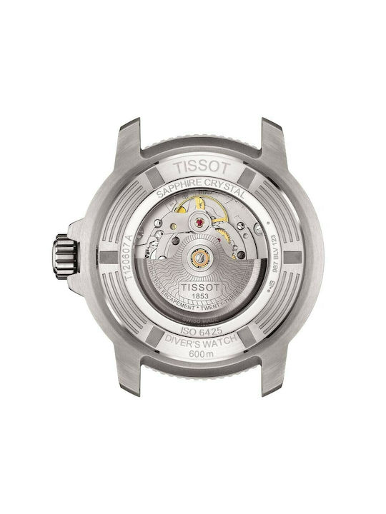 Tissot Seastar 2000 Professional Powermatic 80 Men's Watch 43mm Automatic with Black Rubber Strap