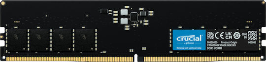 Crucial DDR5 64GB RAM with 2x32GB Modules and Speed 4800 for Desktop