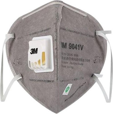 3M 9541V Disposable Protective Mask FFP2 with Valve Gray 1pcs