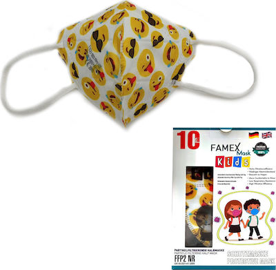 Famex Kids Mask FFP2 NR Mască de protecție FFP2 pentru copii 50buc