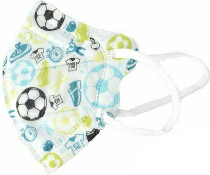 Famex Kids Mask FFP2 NR Schutzmaske FFP2 Mehrfarbig 10Stück