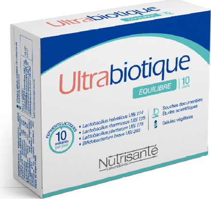 Nutrisante Ultrabiotique Equilibre Probiotics 30 caps