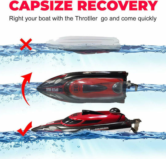 Speedboat HJ808 Τηλεκατευθυνόμενο Σκάφος Κόκκινο