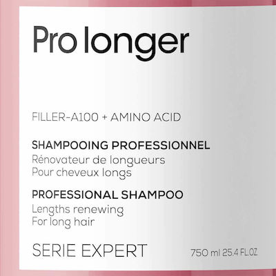 L'Oreal Professionnel New Serie Expert Pro Longer Σαμπουάν Αναδόμησης/Θρέψης για Όλους τους Τύπους Μαλλιών 750ml