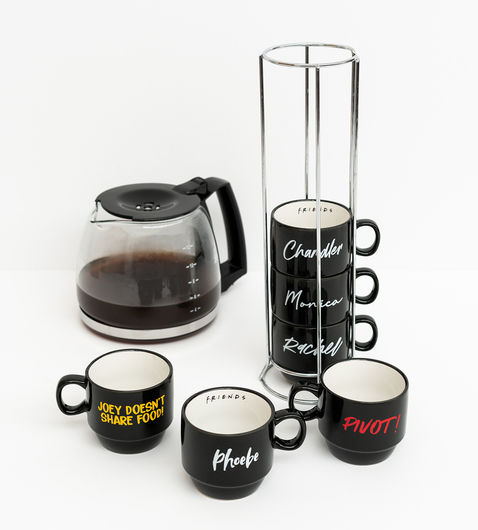 Grupo Erik Keramik Tasse Schwarz 150ml (Personalisiert) 6 Stück Grupo Erik Keramik Tasse Schwarz 150ml (Personalisiert) 6 Stück