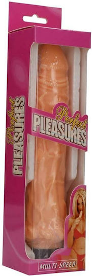 Seven Creations Perfect Pleasures Multi-speed Realistic Vibrator 23cm Flesh