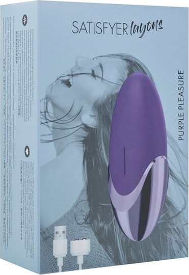 Satisfyer Purple Pleasure Mini Κλειτοριδικός Δονητής 9.5cm Μωβ
