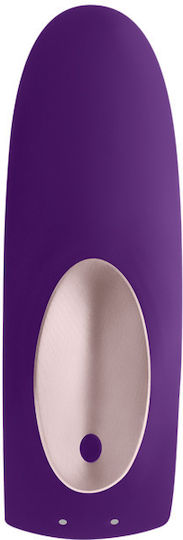 Satisfyer Double Plus Mini Δονητής για Ζευγάρια με Απομακρυσμένο Έλεγχο 9cm Μωβ