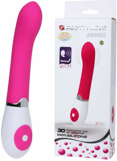 Pretty Love Vibe Daniel Κλασικός Δονητής 19.5cm Magenta