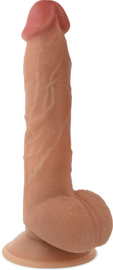 Cyber Silicock Realistic Vibrator cu Telecomandă 4.3cm Carne