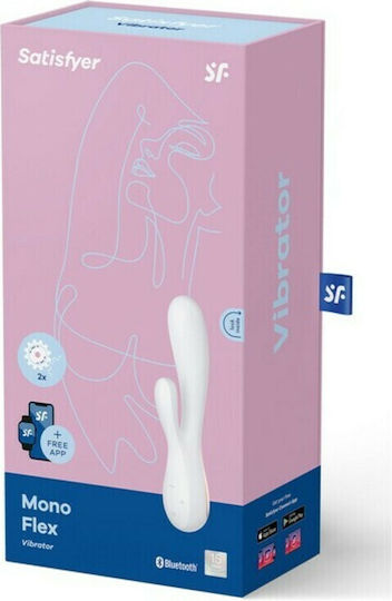 Satisfyer Mono Flex Δονητής Rabbit 20.4cm White