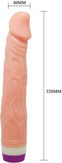Baile Realistic Life-Like Multi Speed Ρεαλιστικός Δονητής 22cm Flesh