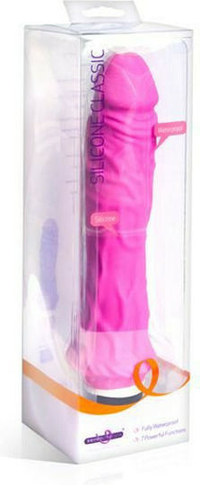 Seven Creations Silicone Classic Large Realistic Vibrator 19.5cm Pink