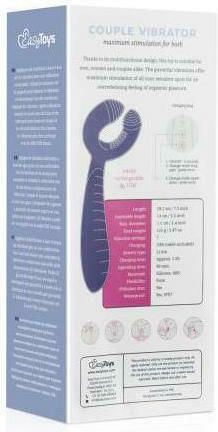 Easytoys Couples Vibrator Δονητής για Ζευγάρια 19cm Purple