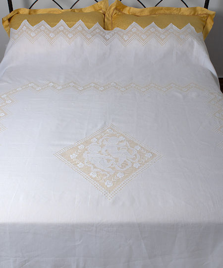 Silk Fashion 274 King Size 260x280εκ. Λευκή