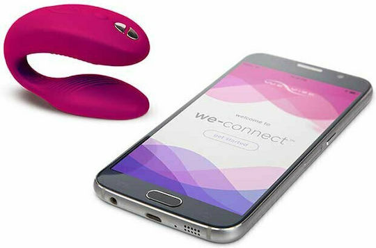 We-Vibe Sync Couples Personal Massager Vibrator for Couples with Remote Control 7.48cm Fuchsia