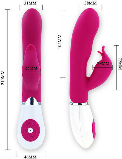 Pretty Love Felix Vibrator Rabbit 20.5cm Purple