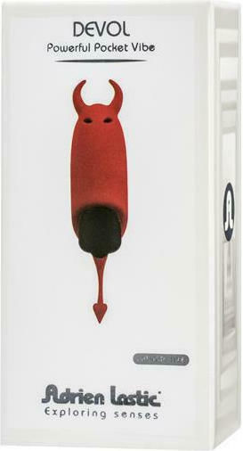 Adrien Lastic Devol Mini Δονητής Bullet 8.5cm Red