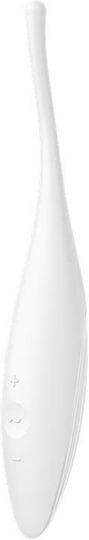 Satisfyer Twirling Joy Κλειτοριδικός Δονητής με Απομακρυσμένο Έλεγχο 18cm Λευκός