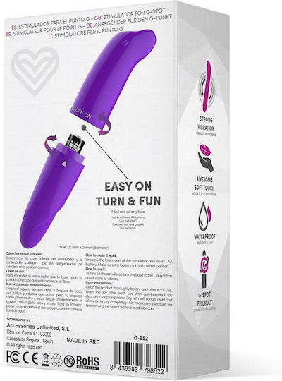 LateToBed Morton Clitoral Vibrator 13cm Purple