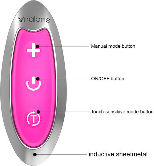 Nalone Massager Curve Mini Κλειτοριδικός Δονητής 12.7cm Ροζ