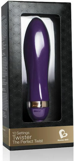 Rocks Off Twister The Perfect Twist Vibrator with Remote Control Purple