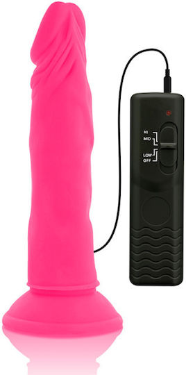 Diversia Flexible Vibrating Dildo Ρεαλιστικός Δονητής 23cm Pink