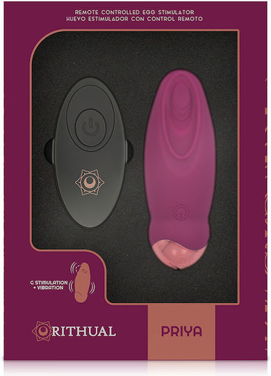 Rithual Priya Mini Δονητής Egg με Απομακρυσμένο Έλεγχο 9cm Ροζ