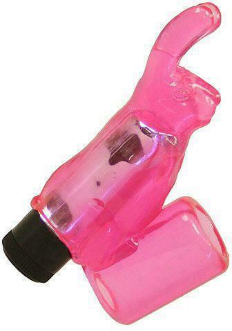 Seven Creations Rabbit Vibrator Finger 5.7cm Pink