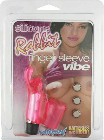 Seven Creations Rabbit Vibrator Finger 5.7cm Pink