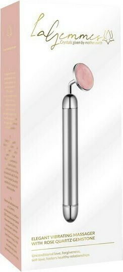 La Gemmes Lay-On Vibrator Clitoral Vibrator 15cm Rose Quartz